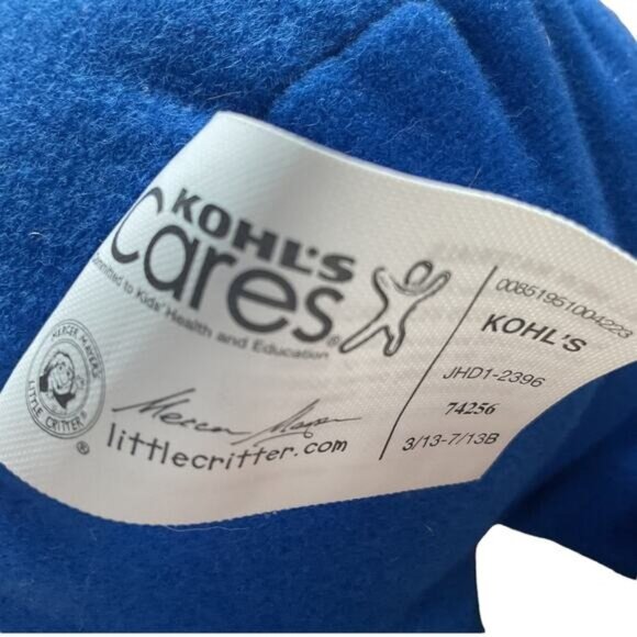 Kohls Cares Little Critter Mercer Mayers Plush Stuffed Animal Toy 2013 12" - Picture 3 of 4